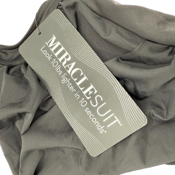 Miraclesuit Black Plus Size Sanibel Underwire One-Piece Swimsuit ~ US 18W - Picture 12 of 16